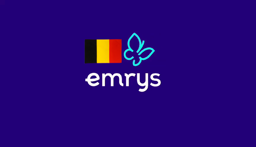 Emrys arrive en Belgique